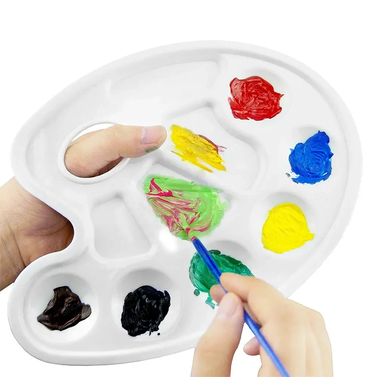 10 tavolozza di vernice in plastica