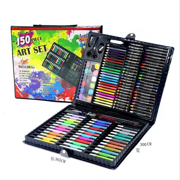 Set di disegni in scatola di plastica per bambini